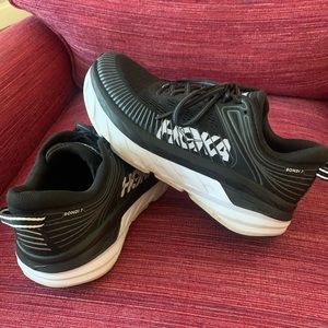 Hoka One Bondi 7 Black / White Sneaker Running shoe